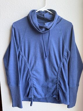 Lucy Blue Cowlneck long sleeve Pullover